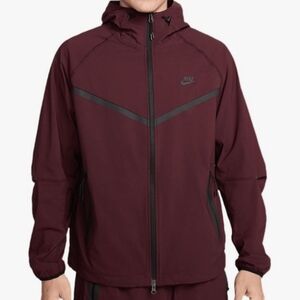 Nike Tech Pack Windrunner Jacket | Mens M | Burgundy Reflective Running | NWT